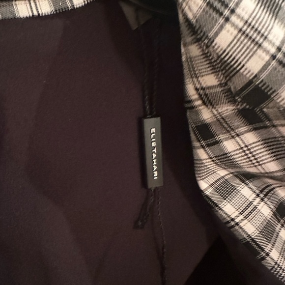 ELIE TAHARI
collection PLAID SINGIE BUTTON BLAZER size 6 new - Picture 4 of 10